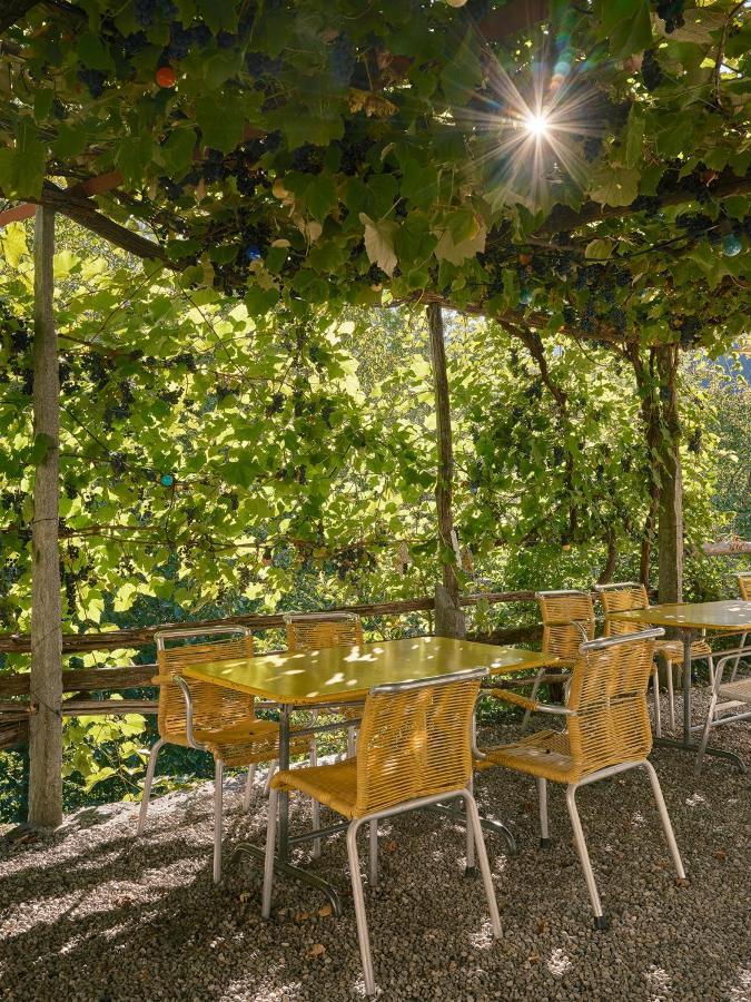 Osteria Gruetli Con Alloggio Borgnone Luaran gambar